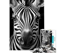 Puzzle da 1000 pezzi per ragazzi nuovo di zecca con zebra ideale per compleanni e Natale Migliora la memoria Gioco impossibile adatto a persone dai 14 anni in su (38x52cm)