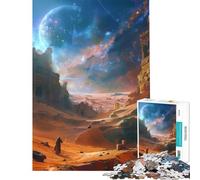 Puzzle da 1000 pezzi per ragazzi Oasi nel deserto dei miraggi gioco stimolante divertente un'opera d'arte idee regalo (dimensioni 50x75cm)