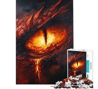 Puzzle da 1000 pezzi per ragazzi Occhio del Drago del Sud sfida impegnativa da completare gioco educativo per famiglie dai 14 anni in su (38x52cm)