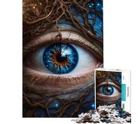 Puzzle da 1000 pezzi per ragazzi "Occhio del fiore selvatico" Aiuta ad allenare la mente Sfida impegnativa Gioco rilassante per ragazzi dai 14 anni in su (38x26cm)
