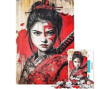 Puzzle da 1000 pezzi per ragazzi opera d'arte di Dian Wei con graffiti di guerrieri puzzle per ragazzi che migliora la memoria lista dei desideri con Babbo Natale gioco educativo per famiglie 38x26cm