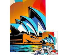 Puzzle da 1000 pezzi per ragazzi Opera Sydney Pop Art giocattoli educativi gioco impossibile sfida difficile regalo di compleanno (dimensioni 38x26cm)