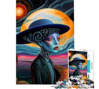 Puzzle da 1000 pezzi per ragazzi Orizzonti paralleli e paesaggi onirici Divertimento a casa stimola la memoria Gioco pratico adatto a partire dai 14 anni (38x52cm)