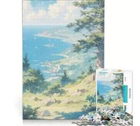 Puzzle da 1000 pezzi per ragazzi paesaggi primaverili Un gioco tranquillo e rilassante ma anche divertente e spiritoso una sfida unica 38x26cm