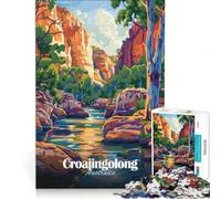 Puzzle da 1000 pezzi per ragazzi, paesaggio australiano di Croajingolong, gioco educativo, regalo di compleanno, ideale come regalo per tutta la famiglia 38x52cm