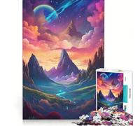 Puzzle da 1000 pezzi per ragazzi paesaggio capolavoro giocattolo fai da te decorazione artistica per la casa ideale come regalo per tutta la famiglia 38x26cm