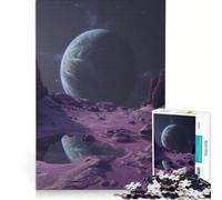 Puzzle da 1000 pezzi per ragazzi, paesaggio di esopianeti, giochi per famiglie, impegnativo da completare, regalo per amici e parenti 38x52cm