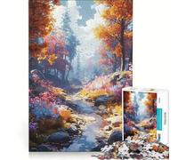 Puzzle da 1000 pezzi per ragazzi, paesaggio di giardino fantastico, gioco divertente, stimolante da completare, ideale come regalo per tutta la famiglia 38x26cm