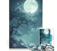 Puzzle da 1000 pezzi per ragazzi paesaggio lunare natura giochi educativi assemblaggio di modelli collezione d'artista belle arti 38x26cm