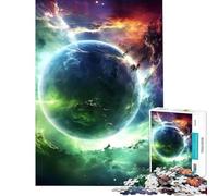 Puzzle da 1000 pezzi per ragazzi paesaggio spaziale astratto sfida impegnativa da completare gioco educativo da parete per ragazzi dai 14 anni in su (38x26cm)