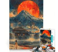 Puzzle da 1000 pezzi per ragazzi, Paese dei sogni giapponese, gioco impossibile, allena la mente e la mano, regalo di compleanno, regalo 38x26cm