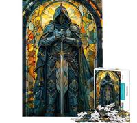 Puzzle da 1000 pezzi per ragazzi Paladino nella sua potenza puzzle per adulti gioco interattivo decorazione da parete compleanno e Natale (dimensioni 50x75cm)