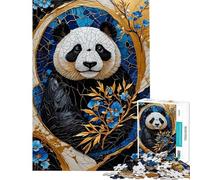 Puzzle da 1000 pezzi per ragazzi panda dorato Kintsugi gioco rompicapo per adulti taglio di precisione difficile e stimolante (dimensioni 38x26cm)