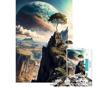 Puzzle da 1000 pezzi per ragazzi panorama galattico dell'Eden ideale per compleanni e Natale Gioco difficile per famiglie adatto a ragazzi dai 14 anni in su (50x75cm)