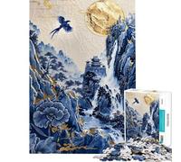 Puzzle da 1000 pezzi per ragazzi Paradiso in porcellana Puzzle per adulti Gioco pratico Decorazione per la casa Interazione genitore-figlio (Dimensioni 38x52cm)