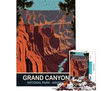 Puzzle da 1000 pezzi per ragazzi Parco Nazionale del Grand Canyon giocattolo educativo gioco pratico regalo di compleanno regalo di Babbo Natale segreto (dimensioni 50x75cm)