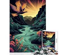 Puzzle da 1000 pezzi per ragazzi Parco Nazionale del Grand Canyon gioco educativo decorazione da parete giocattolo fai-da-te stimola l'allenamento cerebrale (38x52cm)