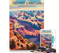 Puzzle da 1000 pezzi per ragazzi,Parco Nazionale del Grand Canyon,taglio fine,arte,logica,gioco divertente,momento di relax,decorazione natalizia da parete (38x26cm)