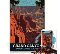 Puzzle da 1000 pezzi per ragazzi,Parco Nazionale del Grand Canyon,taglio perfetto,divertente gioco di logica,gioco rilassante,divertimento per il compleanno (50x75cm)