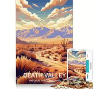 Puzzle da 1000 pezzi per ragazzi,Parco Nazionale della Valle della Morte,taglio fine,arte,logica,gioco divertente,momento di relax,decorazione natalizia da parete (50x75cm)