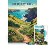 Puzzle da 1000 pezzi per ragazzi,Parco Nazionale delle Isole del Canale,gioco stimolante,attività per la mente,momento di relax,attività per il compleanno (50x75cm)