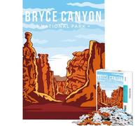 Puzzle da 1000 pezzi per ragazzi Parco Nazionale di Bryce Canyon gioco stimolante gioco impossibile adatto a coppie regalo di compleanno (dimensioni 75x50cm)