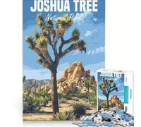 Puzzle da 1000 pezzi per ragazzi Parco Nazionale di Joshua Tree giochi rilassanti sfida impegnativa collezione d'artista belle arti 38x52cm