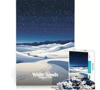 Puzzle da 1000 pezzi per ragazzi Parco Nazionale di White Sands giochi rilassanti decorazione per la casa adatto per la scrivania 38x52cm
