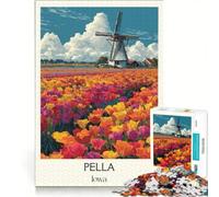 Puzzle da 1000 pezzi per ragazzi, Pella, Iowa, giochi rilassanti, attività divertenti da fare a casa, ottimo regalo per gli appassionati di videogiochi 50x75cm