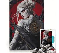 Puzzle da 1000 pezzi per ragazzi: pelle bianca vene dorate gioco pratico divertimento per tutta la famiglia adatto come decorazione da scrivania 50x75cm