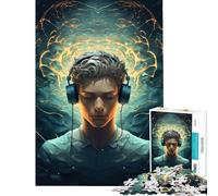 Puzzle da 1000 pezzi per ragazzi per divertirsi a casa e godersi il ritmo Perfetto come decorazione e antistress Adatto a partire dai 14 anni (38x26cm)