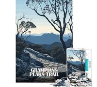 Puzzle da 1000 pezzi per ragazzi percorso delle Grampians Peaks in Australia Gioco pratico e coinvolgente per sviluppare la pazienza Un'ottima idea regalo Una sfida impegnativa (dimensioni 38x26cm)