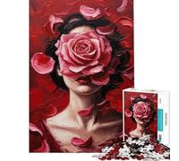 Puzzle da 1000 pezzi per ragazzi Petali di Passione gioco rilassante decorazione da parete ideale come regalo per tutta la famiglia (dimensioni 38x52cm)