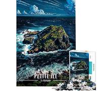 Puzzle da 1000 pezzi per ragazzi Petite Île Isola di Réunion Puzzle per ragazzi che migliora la memoria aiuta ad allenare il cervello gioco educativo per tutta la famiglia 50x75cm
