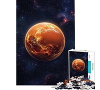 Puzzle da 1000 pezzi per ragazzi pianeta Venere nello spazio stellato puzzle per adulti giocattolo antistress assemblaggio di modelli sfida educativa (dimensioni 38x26cm)