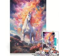Puzzle da 1000 pezzi per ragazzi, Pianure del Cavallo Celeste, Giocattolo decorativo da parete, Difficile e stimolante, Ottimo regalo per gli appassionati di videogiochi 38x52cm
