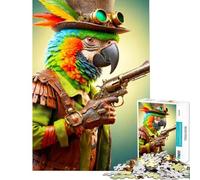 Puzzle da 1000 pezzi per ragazzi Pistolero Piumato ideale per compleanni e Natale Migliora la memoria Gioco impossibile adatto a persone dai 14 anni in su (38x52cm)