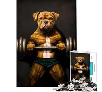 Puzzle da 1000 pezzi per ragazzi Pitbull Bar Power Toys Giochi educativi Giochi rilassanti per divertimento in famiglia Regalo di Babbo Natale segreto (Dimensioni 38x52cm)