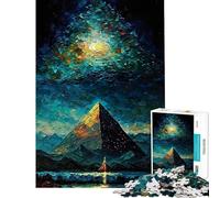 Puzzle da 1000 pezzi per ragazzi pittura a piramide gioco educativo sfida giocattolo educativo difficile lavoro artistico regalo (dimensioni 50x75cm)