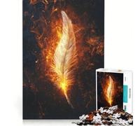 Puzzle da 1000 pezzi per ragazzi, Piuma Infuocata, Gioco Educativo, Divertimento a Casa, Rafforza l'Amore tra le Coppie 38x52cm