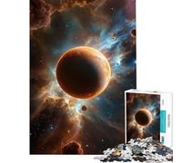 Puzzle da 1000 pezzi per ragazzi: Plutone nella nebulosa Sfida educativa ideale per le vacanze a casa o per rilassarsi Giochi di puzzle per maggiori di 14 anni (38x26cm)