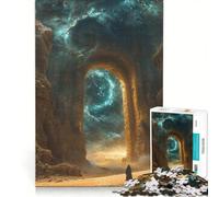 Puzzle da 1000 pezzi per ragazzi Porta Stellare verso l'Infinito Giocattolo decorativo da parete Divertente e spiritoso Regalo di compleanno e originale 50x75cm