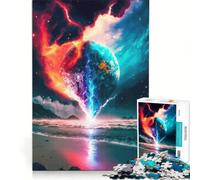 Puzzle da 1000 pezzi per ragazzi Portale sulla Terra Gioco Impossibile Interazione genitore-figlio Regalo di Natale e compleanno 38x26cm