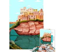 Puzzle da 1000 pezzi per ragazzi Puglia Giocattolo avvincente per coltivare la pazienza rompicapo decorazione perfetta ottimo regalo (dimensioni 75x50cm)