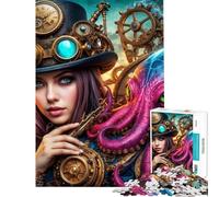 Puzzle da 1000 pezzi per ragazzi puzzle a incastro con meccanismo a orologeria per adulti gioco rompicapo per migliorare la memoria ideale per compleanni e Natale (dimensioni 38x26cm)