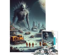 Puzzle da 1000 pezzi per ragazzi puzzle a tema spazio proibito per adulti giochi per famiglie decorazione perfetta attività divertenti da fare in casa (dimensioni 38x26cm)