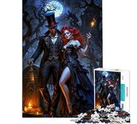 Puzzle da 1000 pezzi per ragazzi puzzle Baron Samedi gioco per famiglie decorazione murale difficile e stimolante (dimensioni 50x75cm)