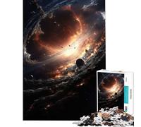 Puzzle da 1000 pezzi per ragazzi puzzle che distrugge il buco nero gioco stimolante giocattoli divertenti un'opera d'arte idee regalo (dimensioni 38x26cm)