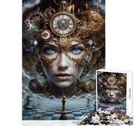 Puzzle da 1000 pezzi per ragazzi puzzle Clockwork Muse gioco impossibile opera d'arte regalo educativo (38x52cm)