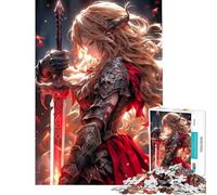Puzzle da 1000 pezzi per ragazzi puzzle con angelo valchiria per adulti giochi per famiglie migliora la memoria compleanni e occasioni speciali (dimensioni 50x75cm)